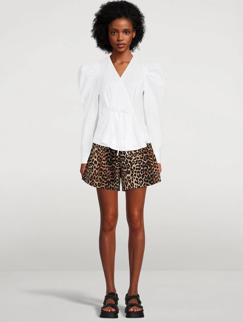 Linen Canvas Shorts