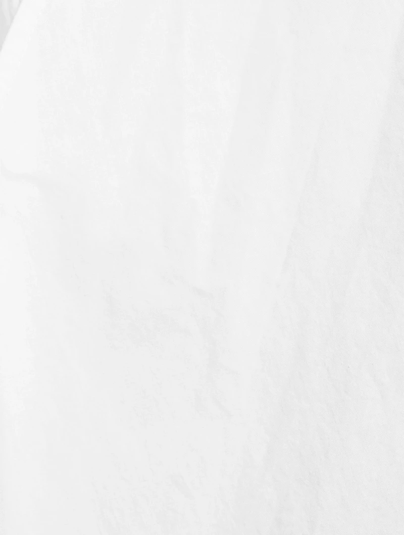 Cotton Poplin Wrap Top