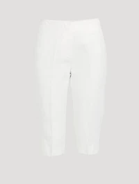 Linen-Blend City Sport Shorts