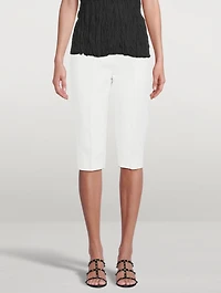 Linen-Blend City Sport Shorts