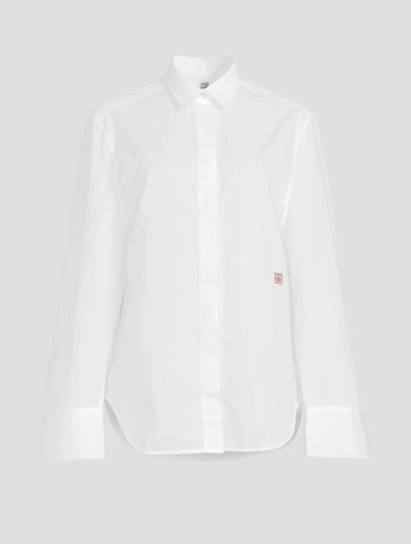 Cotton Wide-Sleeve Shirt