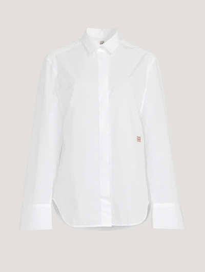 Cotton Wide-Sleeve Shirt