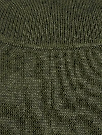 High-Low Mockneck Sweater