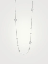 Serpent Bohème 18K White Gold Necklace With Diamonds
