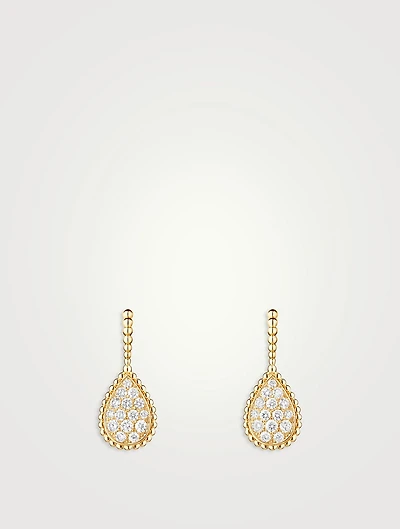 Serpent Bohème Gold Earrings With Diamonds