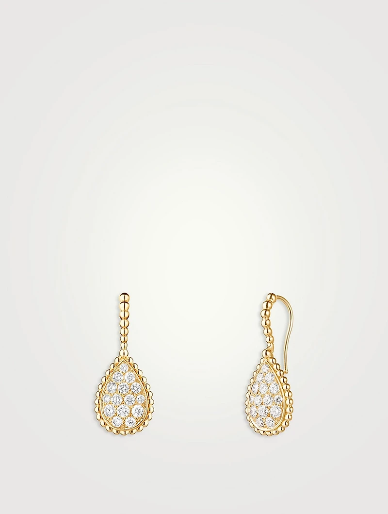 Serpent Bohème Gold Earrings With Diamonds