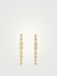 Serpent Bohème 18K Gold Pendant Earrings With Diamonds