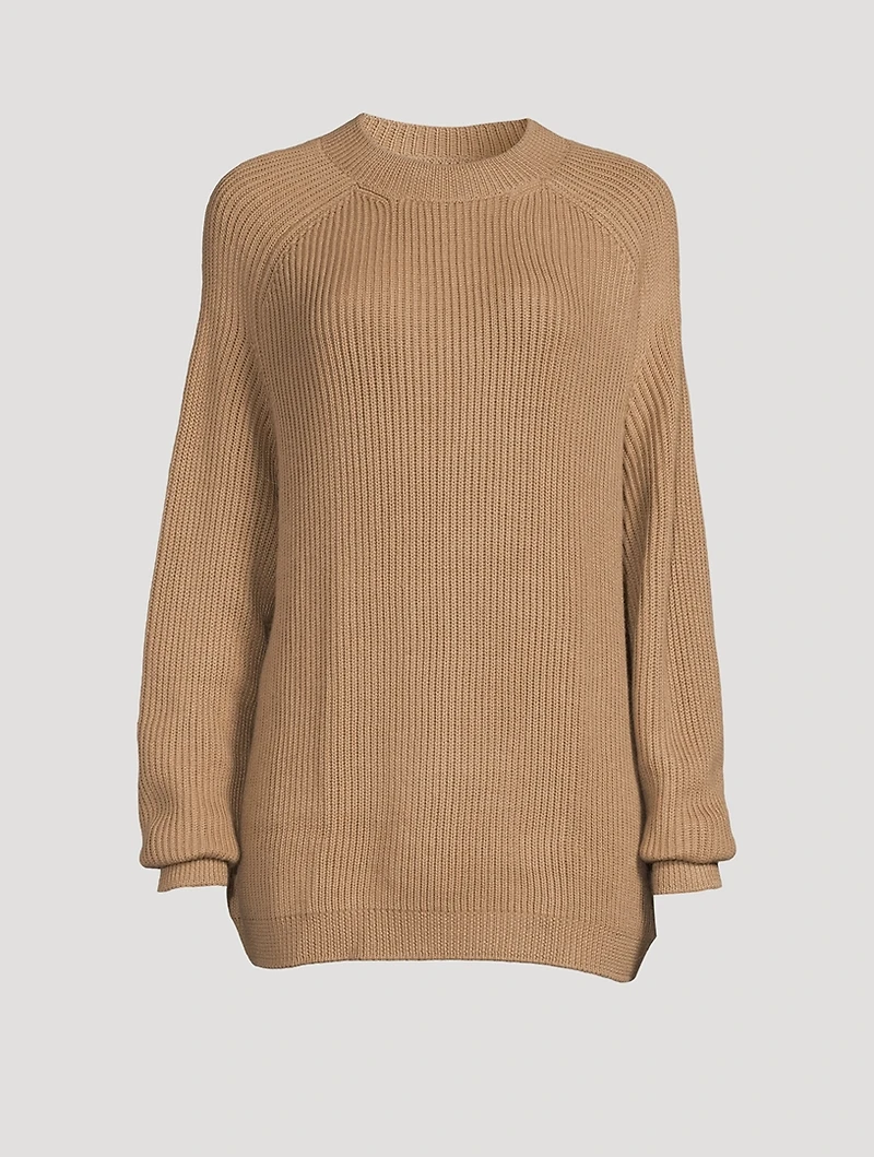 Alpaca Ribbed Sweater