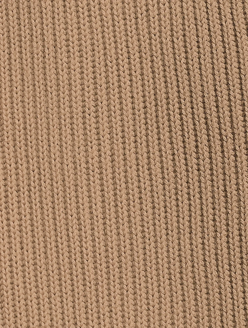Alpaca Ribbed Sweater