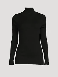 Organic Cotton Ribbed Turtleneck