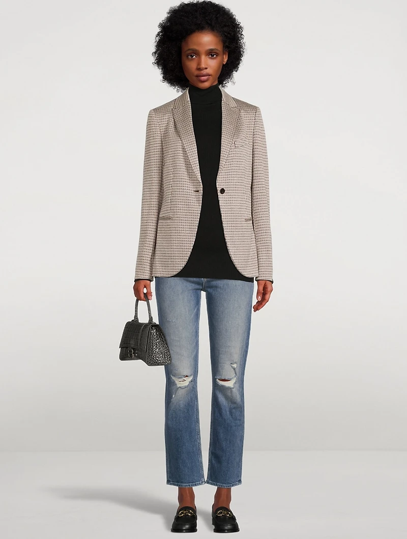 Organic Cotton Ribbed Turtleneck