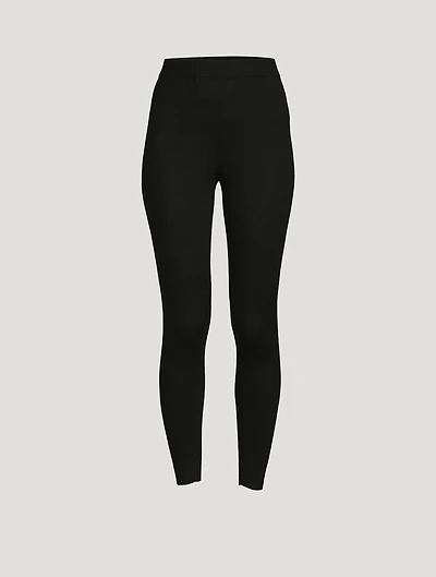 Organic Cotton Ribbed Leggings