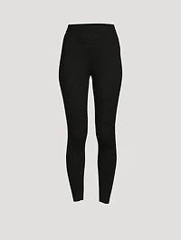 Organic Cotton Ribbed Leggings