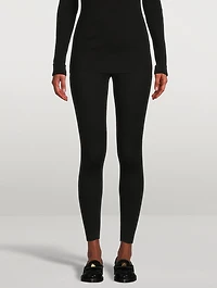 Organic Cotton Ribbed Leggings