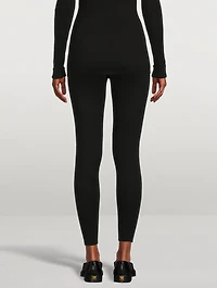 Organic Cotton Ribbed Leggings