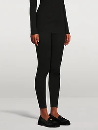 Organic Cotton Ribbed Leggings