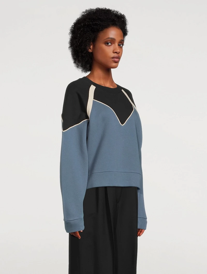 Brick Cotton Sweatshirt