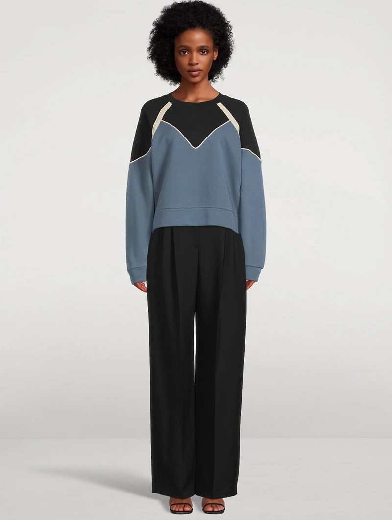 Brick Cotton Sweatshirt