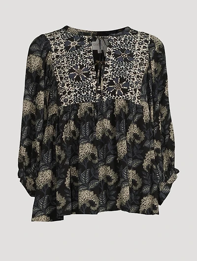 Garry Blouse Floral Print