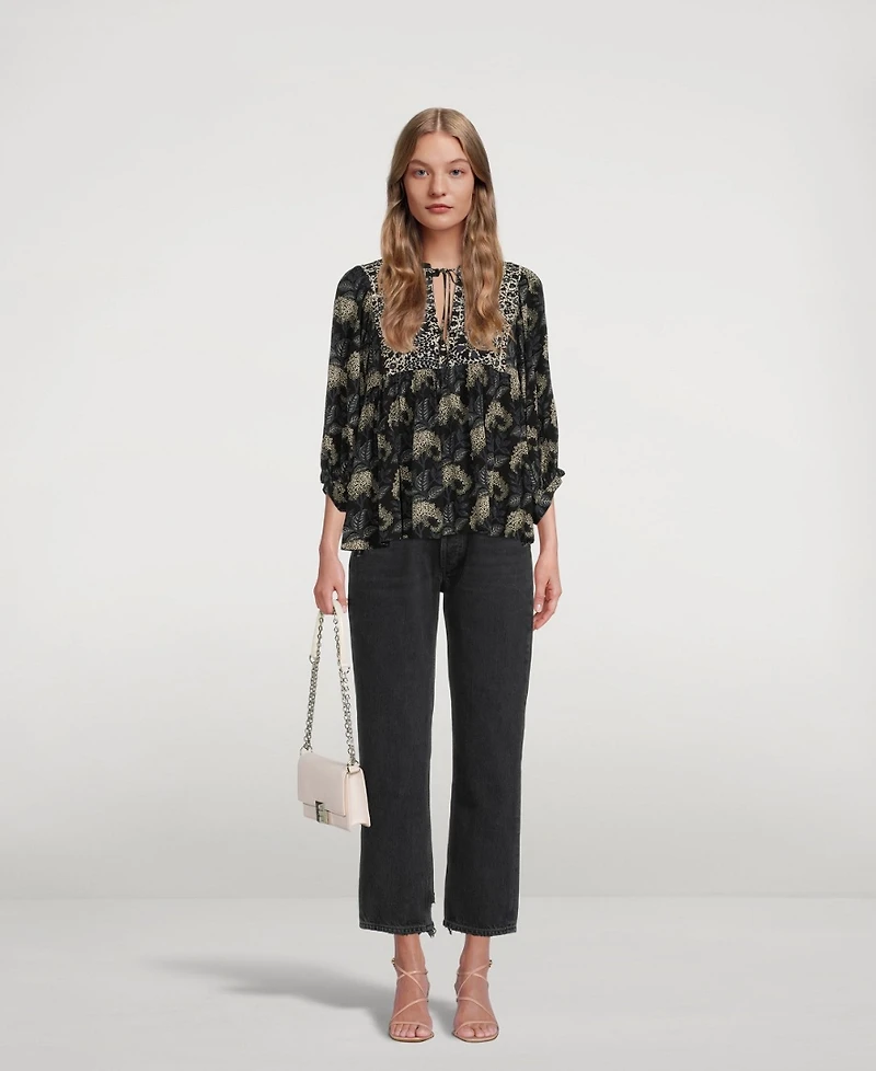 Garry Blouse Floral Print