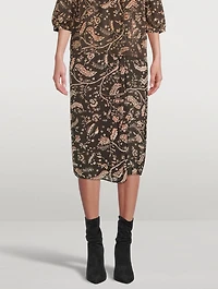 Camille Floral Midi Skirt