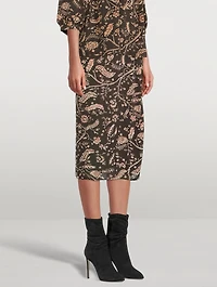 Camille Floral Midi Skirt