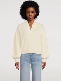 Damian Puff-Sleeve Cardigan