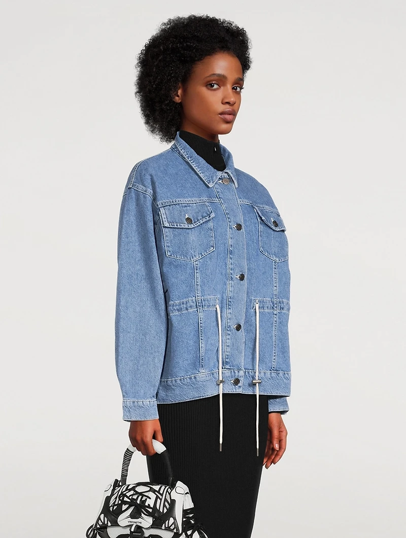 Edson Drawstring Denim Jacket