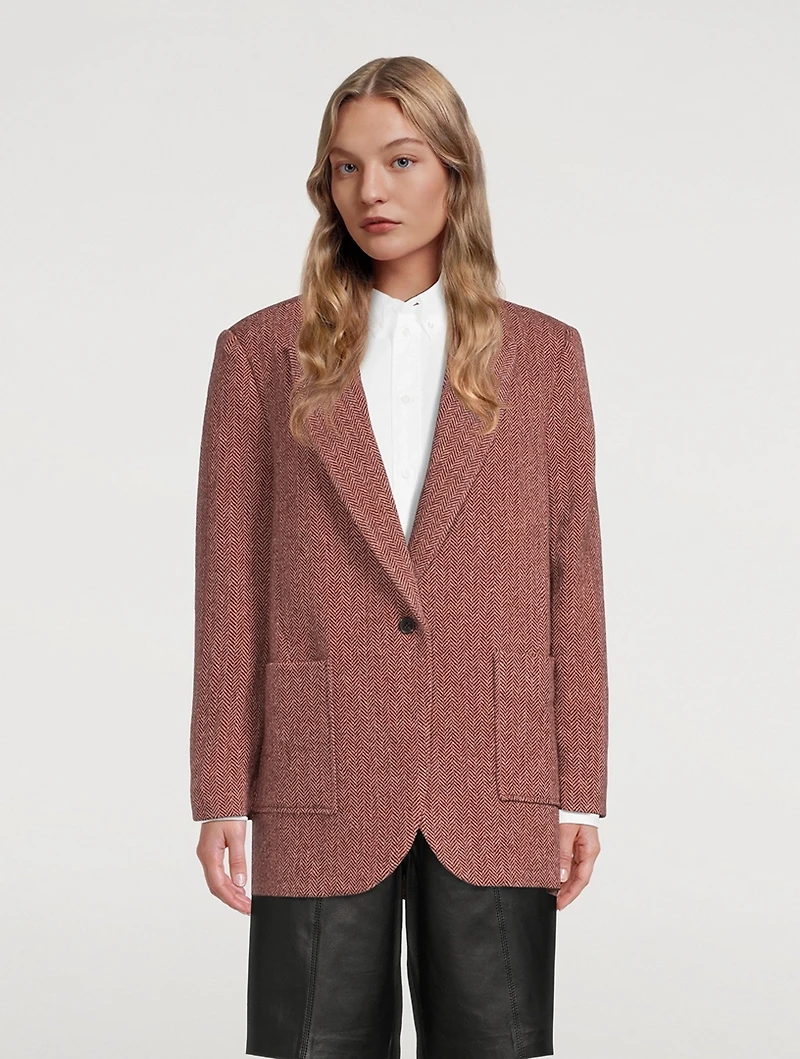 Ckost Herringbone Blazer