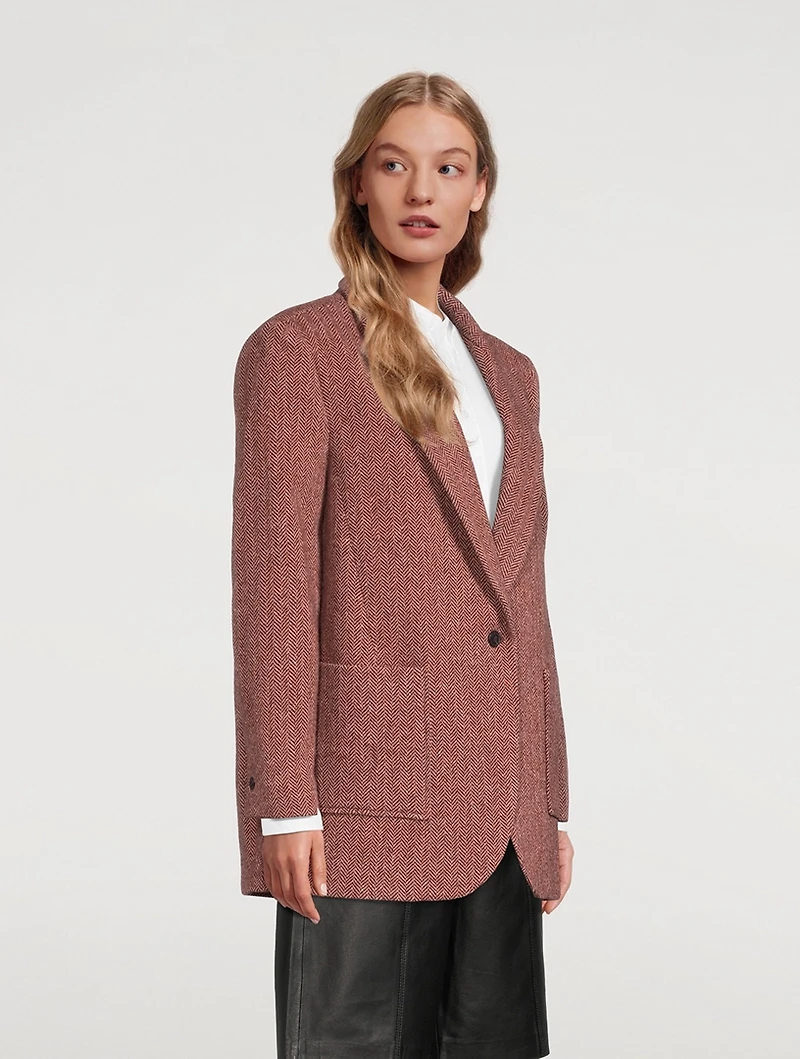 Ckost Herringbone Blazer