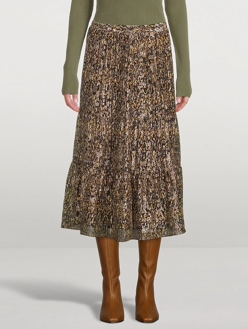 Gellio Midi Skirt Print