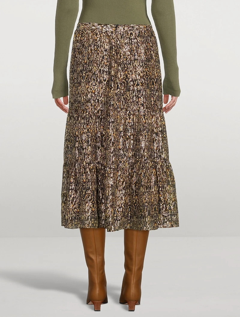 Gellio Midi Skirt Print