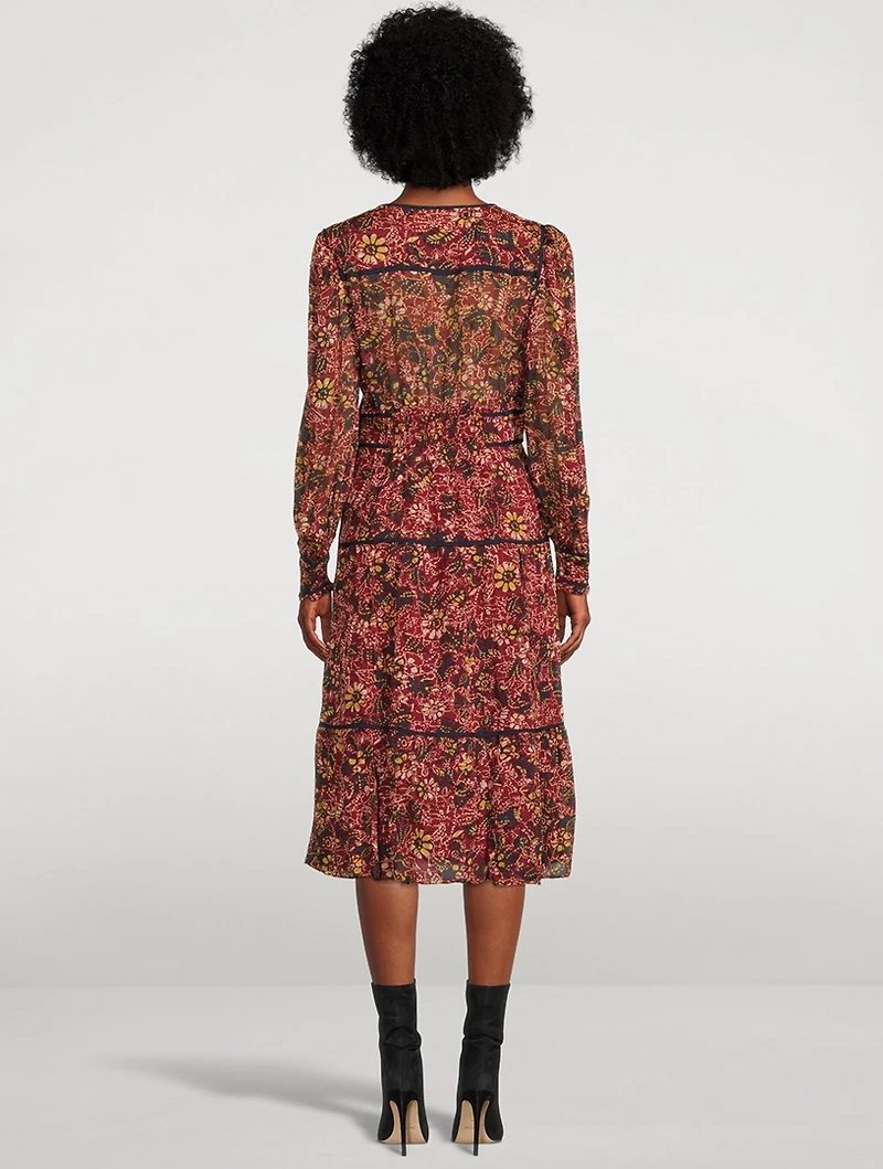Gigi Midi Dress Floral Print