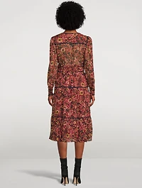 Gigi Midi Dress Floral Print