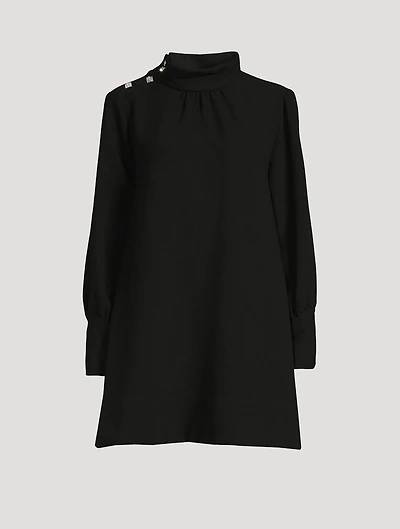 Palmy Turtleneck Mini Dress