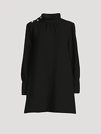 Palmy Turtleneck Mini Dress