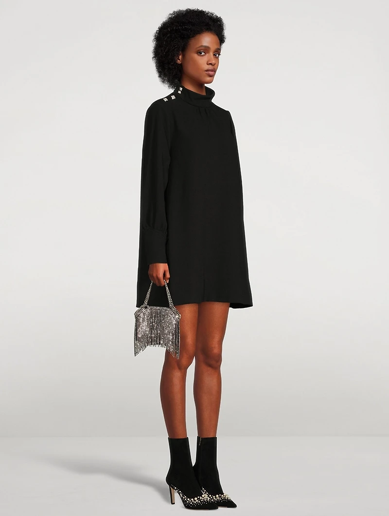 Palmy Turtleneck Mini Dress