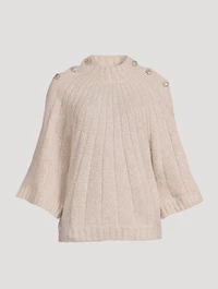 Barthy Sweater With Crystal Buttons