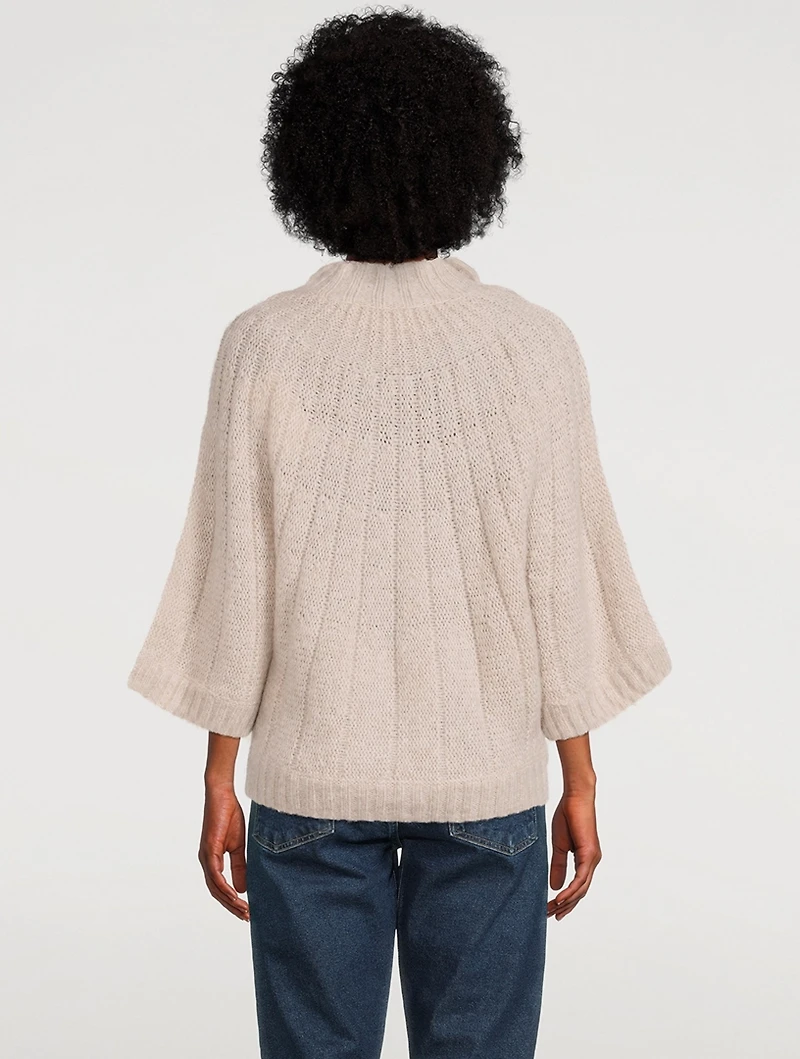 Barthy Sweater With Crystal Buttons