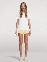 Organic Cotton Velvet Terry Towel Shorts