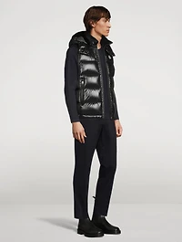 Bormes Quilted Down Vest With Hood