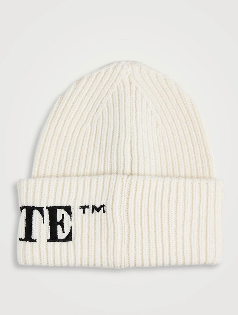 Wool Rib Beanie