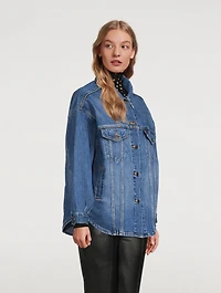 Denim Trucker Shirt Jacket