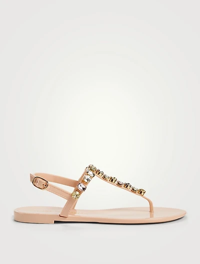Jaide Gem Jelly Slingback Thong Sandals