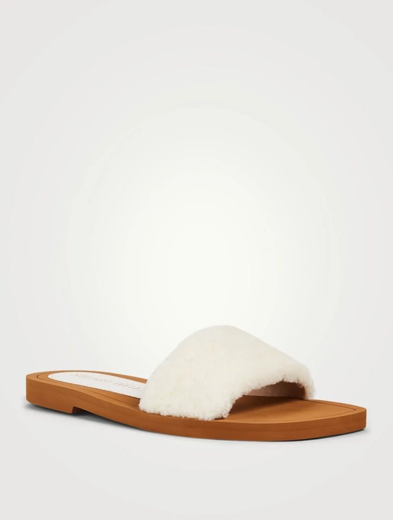 Cammy Shearling Slide Sandals