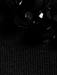 Embellished Supima Cotton A-Line T-Shirt