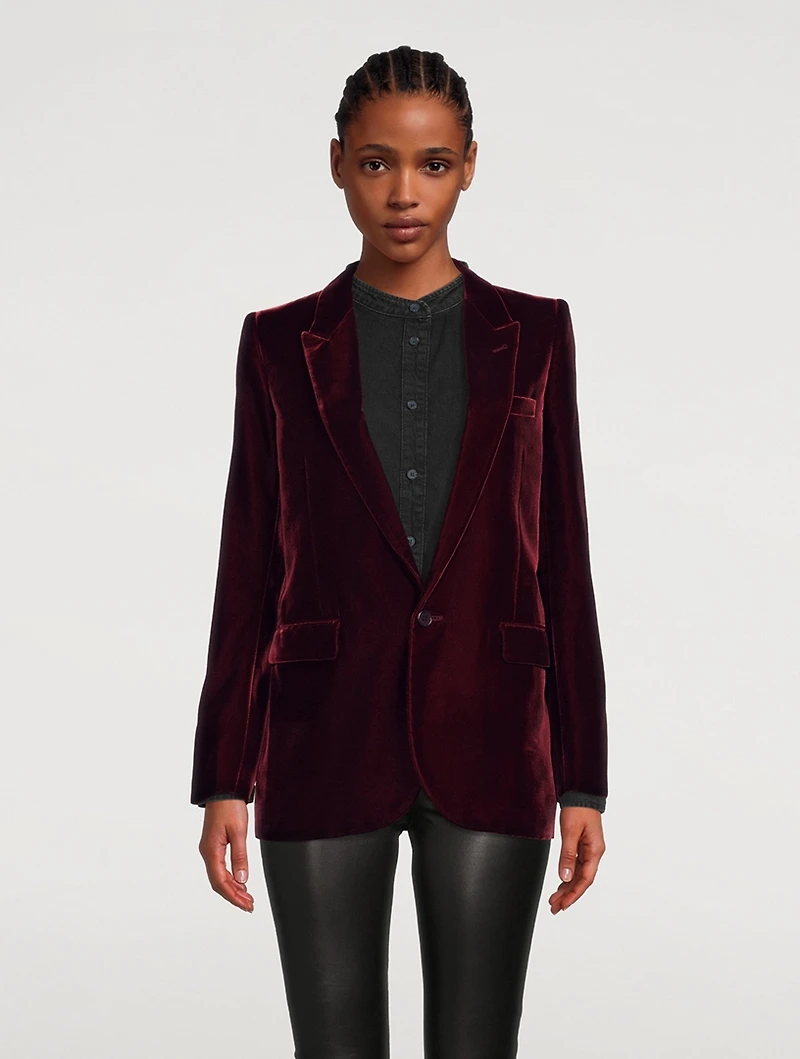 Velvet Blazer
