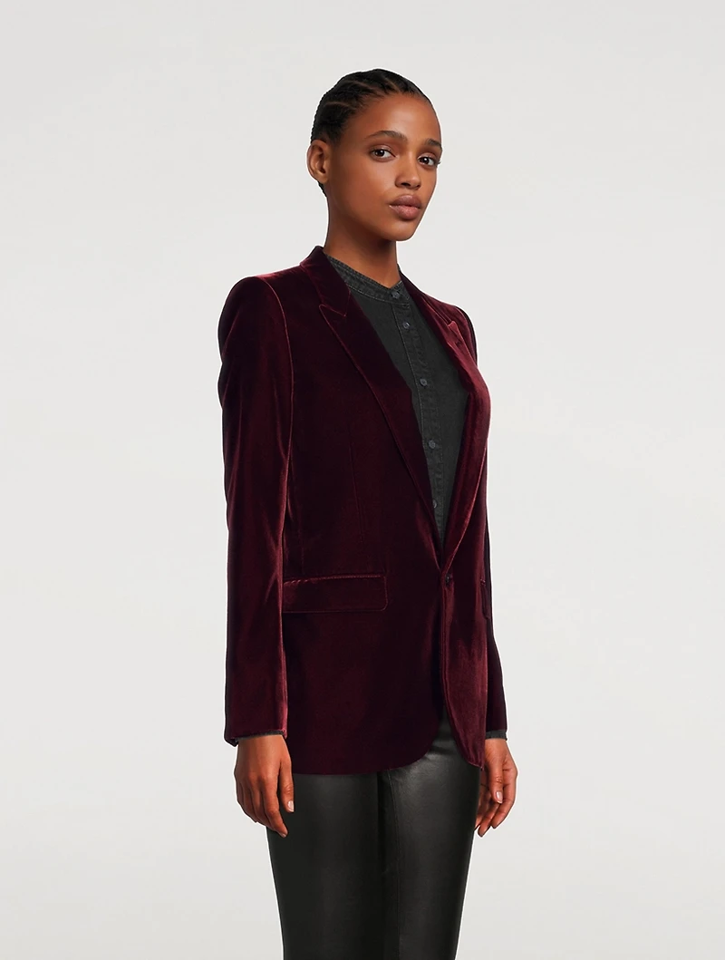 Velvet Blazer