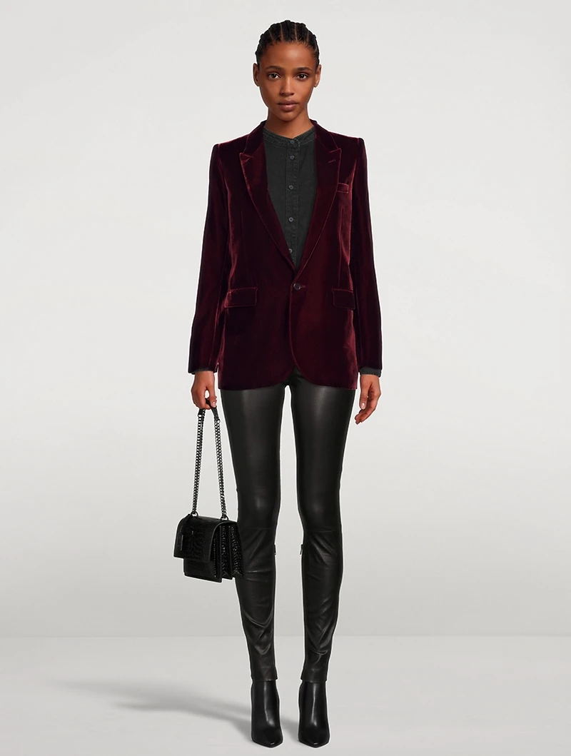 Velvet Blazer