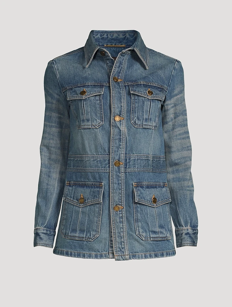 Saharienne Denim Jacket